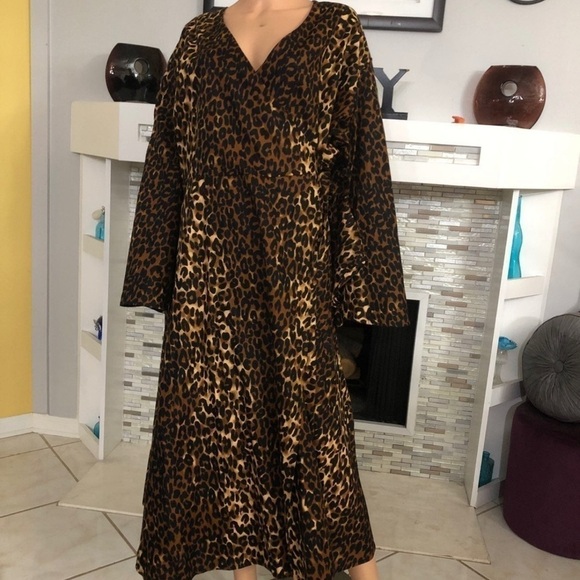 NWT Look at me wrap dress with bell sleeves OSFM with headband - Picture 1 of 7